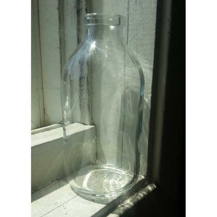 250mL Clear Infusion Serum Bottle Vials, 32mm Crimp, Cs 36
