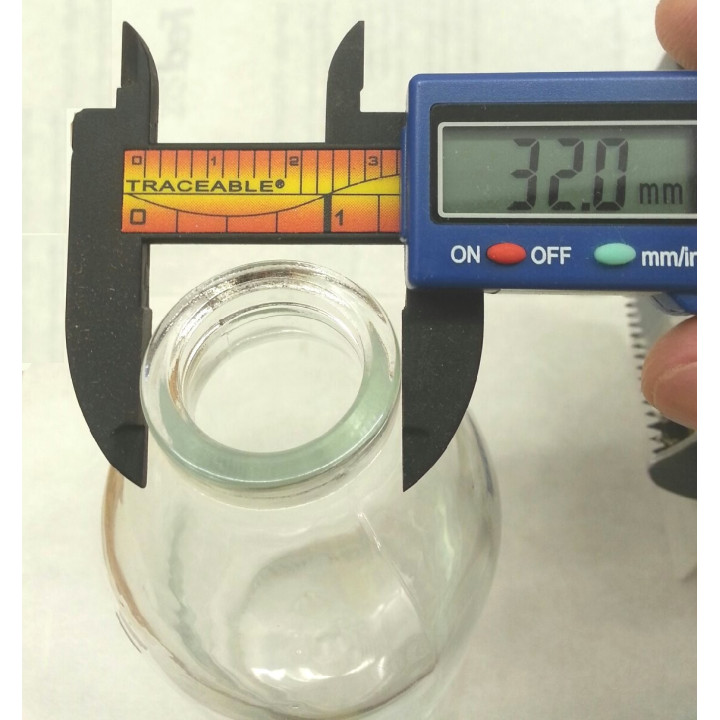250mL Clear Infusion Serum Bottle Vials, 32mm Crimp, Cs 36