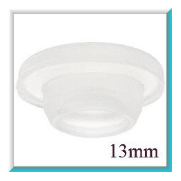 13mm Vial Stopper, Solid Silicone, Pack of 100