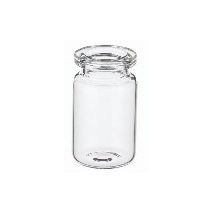 5mL (6ml) Clear Shorty Serum Vial, 22x40mm, Ream of 247. This is an ISO 6R dimension.