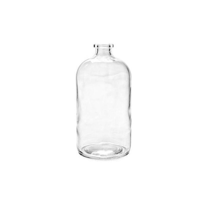 500mL Clear Serum Bottle Vials, 75mm x 190mm, Case of 16