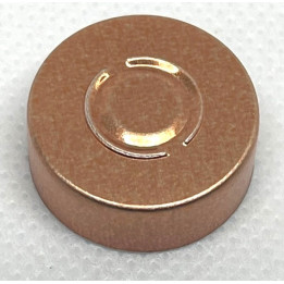 Copper 20mm Center Tear Vial Seals, Copper, Pack of 100