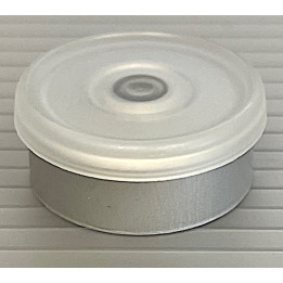 West 20mm Matte Flip Cap Vial Seal, Clear, Bag 1000