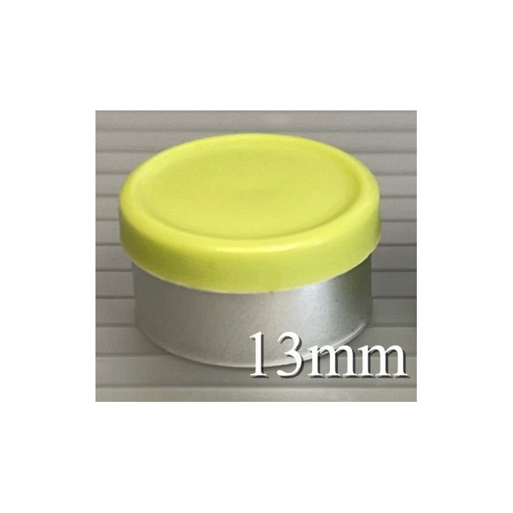West 13mm Matte Faded Light Green Flip Off Vial Seals - WEST PHARMA