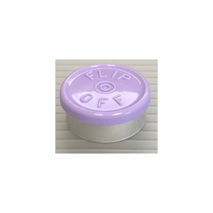 20mm Flip Off Vial Seals, Lavender, Case of 1000