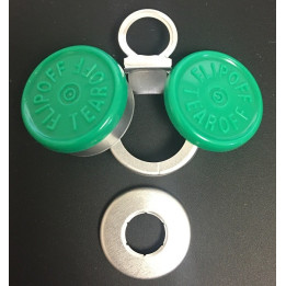 Green Flip Off Tear Off Vial Seals by West Pharma on sale!
