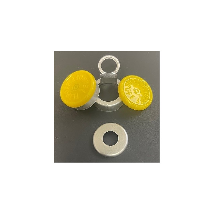 Yellow Flip Off Tear Off Vial Seals by West Pharma
