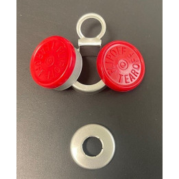 Red Flip Off Tear Off Vial Seals by West Pharma  NOW ON SALE