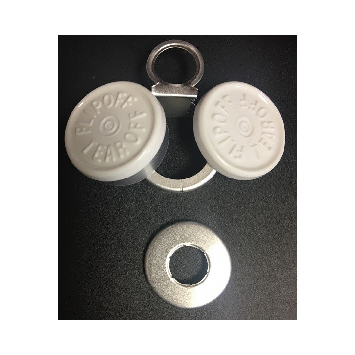 White Flip Off Tear Off Vial Seals by West Pharma