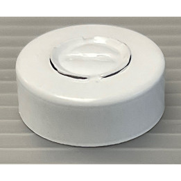 20mm Center Tear Vial Seals, White, Bag of 1000