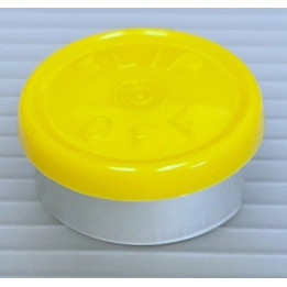 Yellow 20mm Flip Off Vial Seals, West Pharma Pack of 100