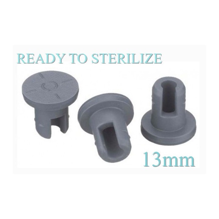 Ready to Sterilize IGLOO 13mm Lyophilization Vial Stoppers, Bag of 5,000