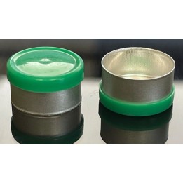 13mm West Gloss Flip Cap Vial Seal, Green, Bag 1000