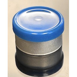 13mm West Gloss Flip Cap Vial Seal, Royal Blue, Bag 1000