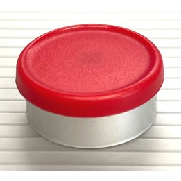 West 20mm Matte Flip Cap Vial Seal, Red, Bag 1000