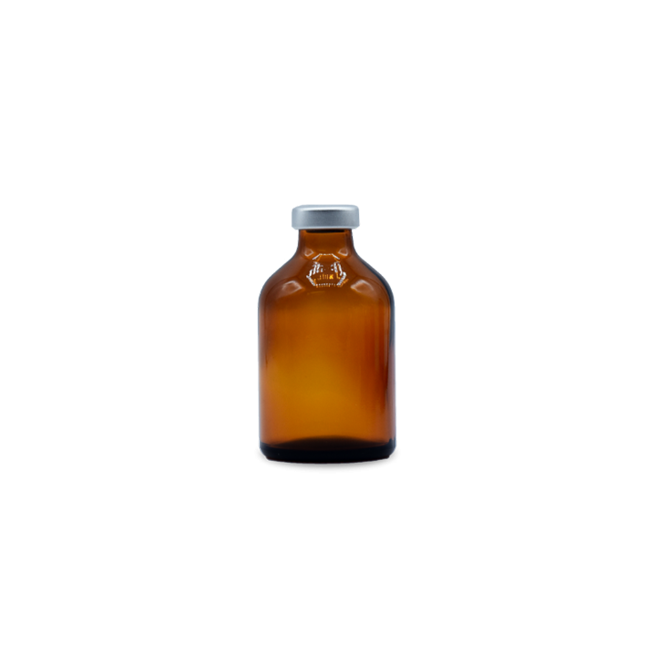 ALK 50mL Amber Sterile Serum Vials, Pack of 25