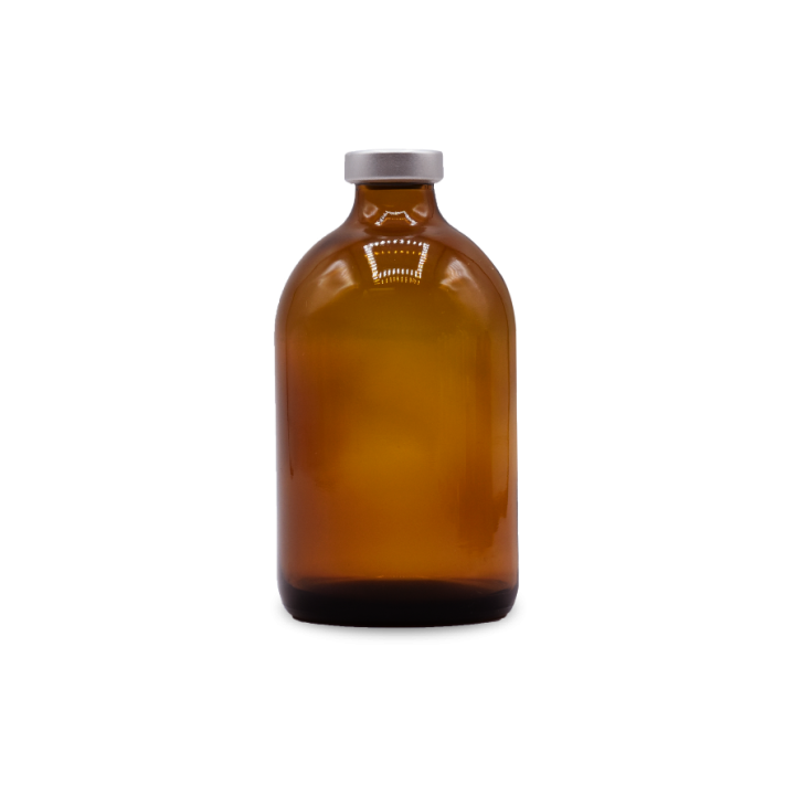 100mL Amber Sterile Serum Vials, Pack of 25