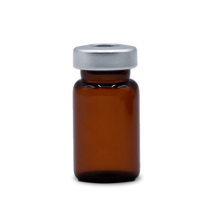 ALK 5mL Amber Sterile Serum Vials, Pack of 25