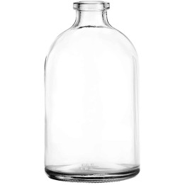 200mL Clear Serum Vials, Case of 28