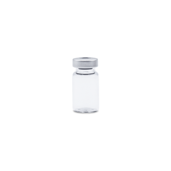 ALK 5mL Clear Sterile Serum Vials, Silver Seals, Pack of 25