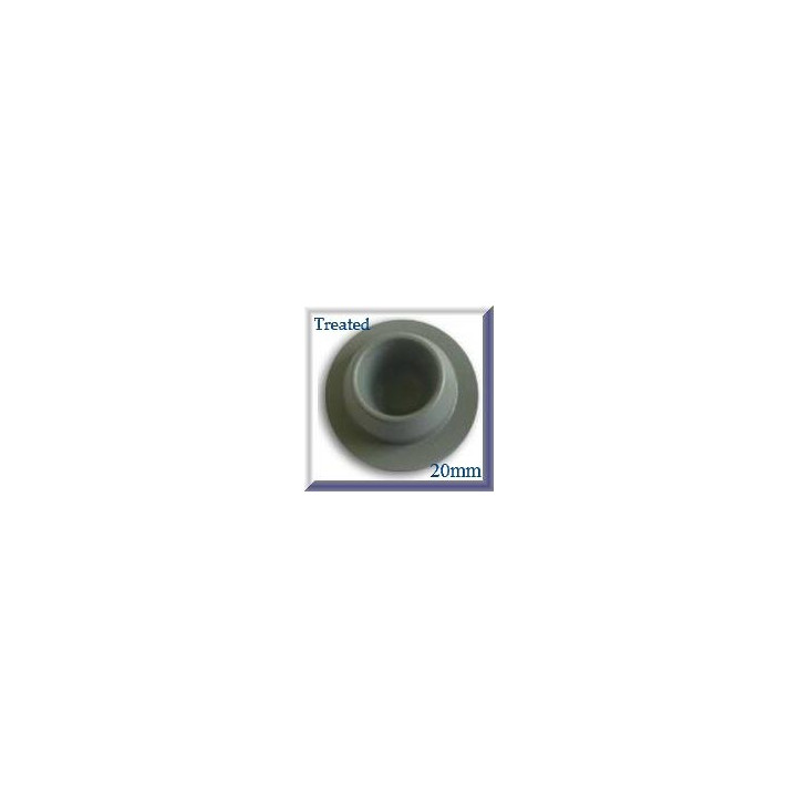 20mm Vial Stopper Silicone Treated Round Bottom
