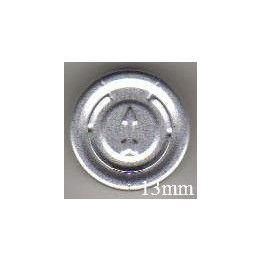 Natural Silver 13mm Complete Tear Off Vial Seals, Natural, Pk 100