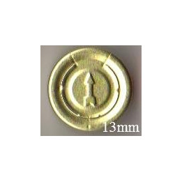 Gold 13mm Complete Tear Off Vial Seals, Gold, Bag 1000