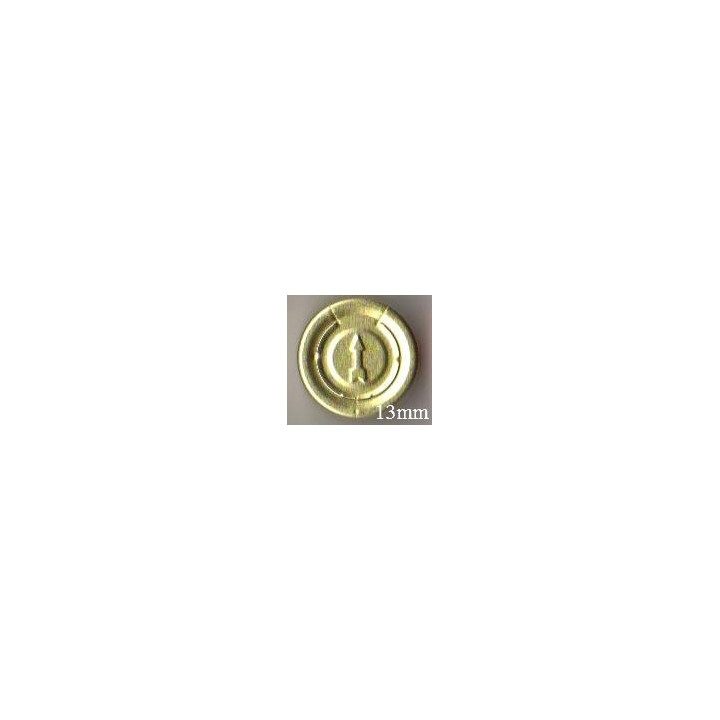 Gold 13mm Complete Tear Off Vial Seals, Gold, Bag 1000