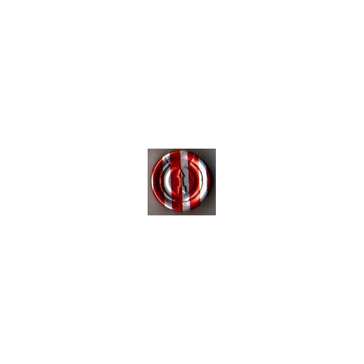 Red Stripe 20mm Complete Tear Off Vial Seals, Red Stripe, Bag 1000