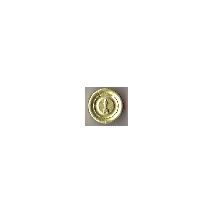 20mm Complete Tear Off Vial Seals, Gold, Pk 100