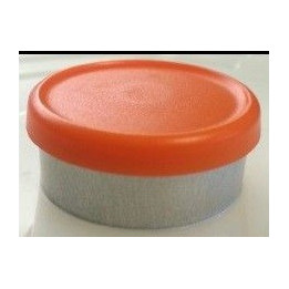 West 20mm Matte Flip Cap Vial Seal, Orange Peel, Bag 1000