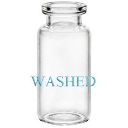 Washed 10mL Clear Serum Vials, 24x50mm, Case of 756